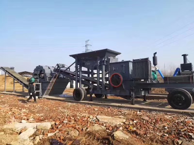 移動破碎水洗設備